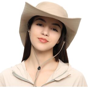 Men Women Foldable Fishing Hat UPF 50+ Sun Hats Bucket Boonie Hat for Hiking Garden Safari Beach SNH3M274D