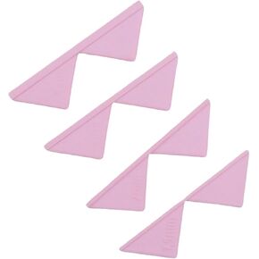 Set of 4 Corners for Binding Notebooks, Scrapbook Corners for Binding (Pastel Pink)