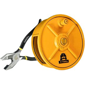 KwikSafety - Charlotte, NC - TIKO Aluminum Tie Wire Reel [COMBO] w/Tie Wire Reel Pad - Lightweight Rebar Tie reel for Baling Wire & Construction Worker Tools