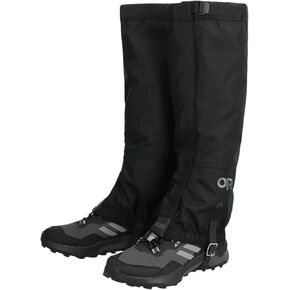 Outdoor Research Men's Rocky Mountain High Gaiters, Solid Black, L