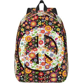 Vintage Mushroom Witchcraft Plant Backpack for Girls Boys Women Lightweight Canvas Bookbag Casual Daypack for Travel Outdoor Camping, 15 Inch in Kuwait
