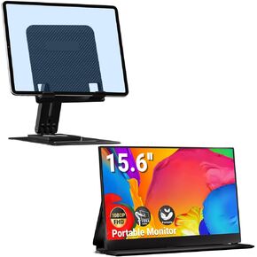 15.6" Portable Monitor& Portable Monitor Stand,