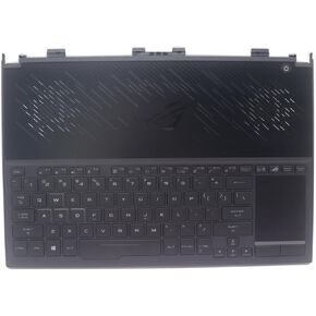استبدال جديد palmrest لـ ASUS GX531G GX531GM GX531GS GX531GW GX531GV GM531 GM531GM العلوي مع لوحة المفاتيح الخلفية RGB US 90NB0101-R31US0 90NB01D1-R31US0