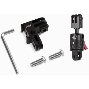 HSU 360 Degree Rotation Camera Mount and Vertical Mount for GoPro