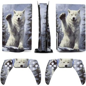 طباعة Wolf Paw لـ Model 5 Skin Cover Cover Skins Anime Vinyl Cover Sticker مجموعة كاملة لإصدار DISC