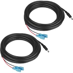 Trail Camera Power Cord 6.5FT, 4.0x1.7mm DC External Power Cable Made for Portable Power Banks, Solar Panels, Game & Doorbell Cameras and More, 4.0x1.7mm DC Plug Trail Camera