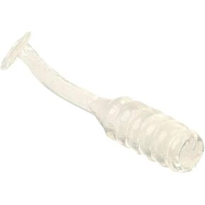 Strike King Mr. Crappie (MRCSLC-251) Slabalicious Fishing Lure, Soft Plastic Paddle-Tail Grub, 2-Inches, 15-Pack, Soggy Shiner