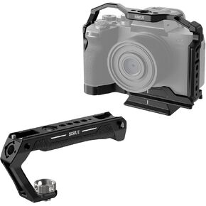 SIRUI Camera Cage for Sony Alpha 7R V/Alpha 7 IV/A7R IV/Alpha 7 S III/Alpha 1 and Top Handle with 3/8"-16 ARRI Locating Pins Mount Bundle