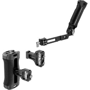 SIRUI Silicone Sling Handle for DJI RS 3 Mini, RS 3, RS 3 Pro, RS 2, RSC 2, Ronin-S Stabilizer and Side Handle with ARRI Locating and Dual 1/4" Screw Mount Optional Bundle