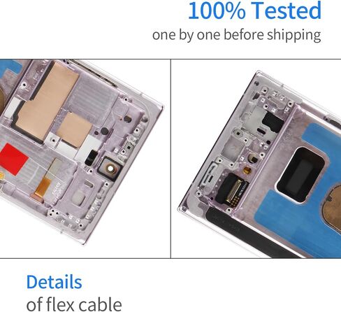 A-MIND OLED Screen Replacement for Samsung Galaxy S23 Ultra/S23 Ultra 5G SM-S918U S918A S918W LCD Display Touch Screen Digitizer Assembly with Frame(US Version,Support Fingerprint) (Lavender) in Saudi Arabia