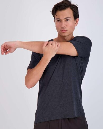 Real Essentials 5 Pack: Men’s V-Neck Dry-Fit Moisture Wicking Active Athletic Tech Performance T-Shirt in Kuwait