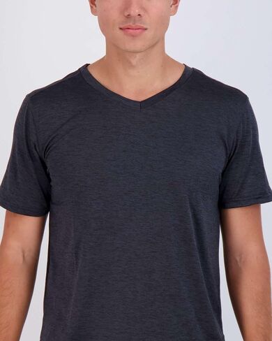 Real Essentials 5 Pack: Men’s V-Neck Dry-Fit Moisture Wicking Active Athletic Tech Performance T-Shirt in Kuwait