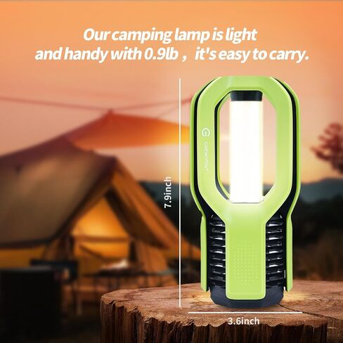 Rechargeable LED Camping Lantern - Free-Grip Design,4 Modes,IP65 Waterproof,3000K Warm Glow, Lightweight Portable Outdoor Light,Emergency Tent Light for Hiking,Backpacking & Home Use in Saudi Arabia