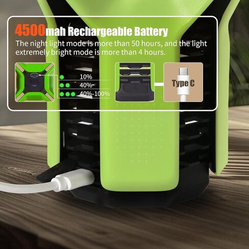 Rechargeable LED Camping Lantern - Free-Grip Design,4 Modes,IP65 Waterproof,3000K Warm Glow, Lightweight Portable Outdoor Light,Emergency Tent Light for Hiking,Backpacking & Home Use in Saudi Arabia
