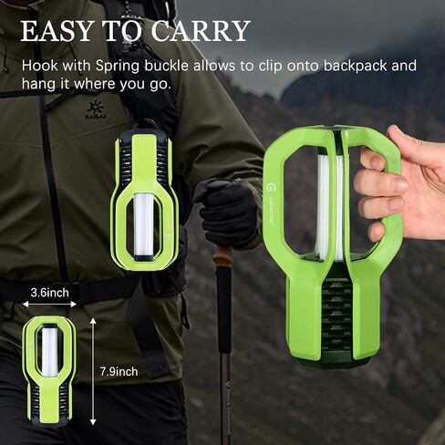Rechargeable LED Camping Lantern - Free-Grip Design,4 Modes,IP65 Waterproof,3000K Warm Glow, Lightweight Portable Outdoor Light,Emergency Tent Light for Hiking,Backpacking & Home Use in Saudi Arabia
