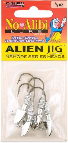 No Alibi - Alien Jig Heads Chrome Series in Saudi Arabia