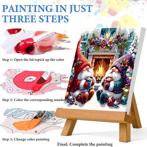 Xylogist Moon Paint by Numbers Kit for Adults - Paint by Numbers Flowers on Canvas, DIY Acrylic Watercolor Oil Paint by Number, Can be Used for Home Wall Decoration and Holiday Gifts 12X16Inch in Saudi Arabia