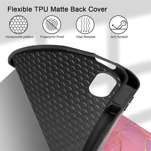 May Chen Case for M3 iPad Air 13 inch Cover with M2 Chip 2025 2024, Tablet Cases Trifold Stand + Pencil Holder + Auto Wake/Sleep + Soft TPU Protective Stand Back Cover, Dahlia Flower in Kuwait