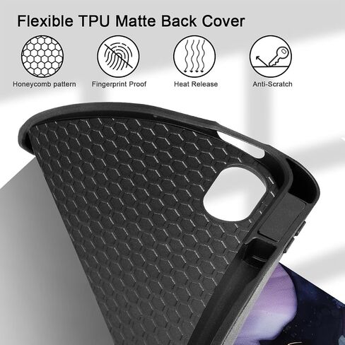 May Chen Case for M3 iPad Air 13 inch Cover with M2 Chip 2025 2024, Tablet Cases Trifold Stand + Pencil Holder + Auto Wake/Sleep + Soft TPU Protective Stand Back Cover, Dahlia Flower in Kuwait