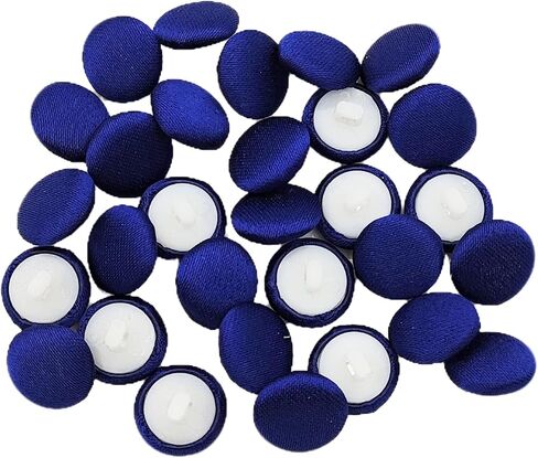 15PC/Set Ivory Satin Cloth Buttons with Shank and Buttons Hole Bridal Wedding Dress Buttons Sewing Buttons 1/2 Inch in Saudi Arabia