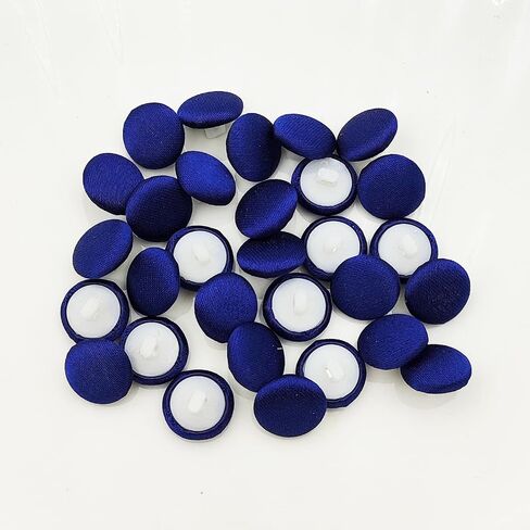 15PC/Set Ivory Satin Cloth Buttons with Shank and Buttons Hole Bridal Wedding Dress Buttons Sewing Buttons 1/2 Inch in Saudi Arabia