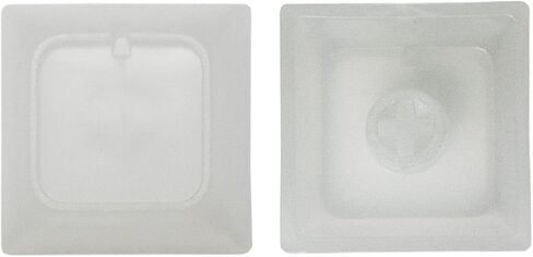 Nevwear Rebendable Keycaps (12 Pack) ، على طراز DSA ، قابل للتخصيص ، يناسب لوحات مفاتيح Switch Cherry MX (Tansparent ، واحد (1x1)) in Kuwait