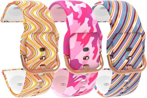 Chofit Pattern Bands for Spade Health Smartwatch 3 - Women's Soft Silicone Waterproof Straps Replacement Bracelet in Kuwait