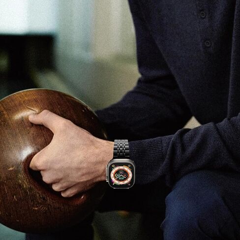 Newways Stains Steel Band for Apple Watch Band Ultra2 49mm Series 10 46mm 45mm 44mm للرجال in Kuwait