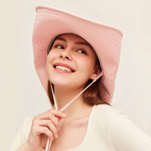 Men Women Foldable Fishing Hat UPF 50+ Sun Hats Bucket Boonie Hat for Hiking Garden Safari Beach SNH3M274D in Kuwait