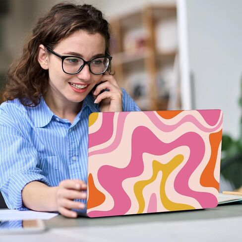 iCasso MacBook Pro 13-inch Case with Hard Shell, Snap-On Design, and Keyboard Covers for 2020 Release A2338M1/A2251/A2289, Plastic, 10 oz, Black in Kuwait