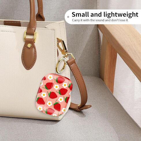 Compatiable with AirPod Pro 2nd/1st Generation Case,Lightweight & Durable Resistant Hard Case with Keychain,Stylish Design AirPod Case Cover for Women (Strawberry Fruit) in Saudi Arabia