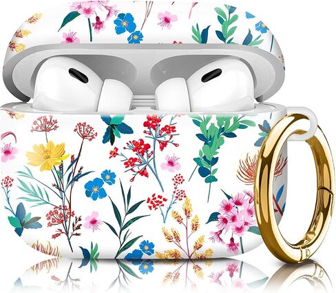 Compatiable with AirPod Pro 2nd/1st Generation Case,Lightweight & Durable Resistant Hard Case with Keychain,Stylish Design AirPod Case Cover for Women (Strawberry Fruit) in Saudi Arabia
