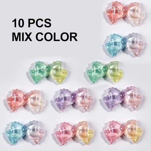 40pcs Slime Charms Cut Set, Resin Charms Bulk for Crafts, 3D Resin Stickers for Big Belly Cups Mugs Stanley Cup, Self Adhesive Art Stickers Decor for Handcraft DIY Hair Accessories Laptop (Color 008) in Kuwait