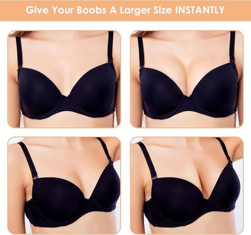 WLLHYF 2 Pairs Bra Pads Inserts, Triangle Breathable Bra Inserts Skin Color Removable Breast Padding Bra Pads for Women Girls in Kuwait