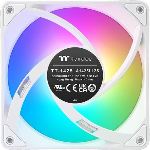 Thermaltake CT120 EX ARGB Sync White 3 Pack | 120mm Case Fan in Saudi Arabia