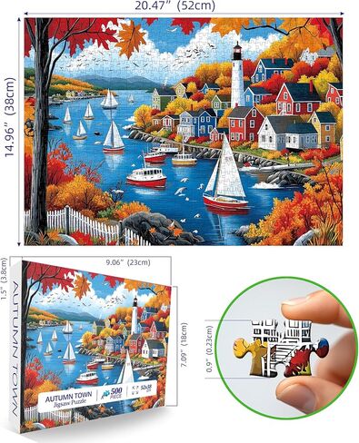 الألغاز للبالغين 500 قطعة من ألغاز الصور المقطوعة في سوق القرية للبالغين من الفواكه الملونة والخضروات 500 قطعة من الألغاز العائلية الصعبة للنساء والرجال وكبار السن مقاس (21 بوصة × 15 بوصة) in Kuwait