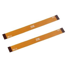 ZDE 2PCS 16Pin 0.5mm Pitch PCIe FPC Flexible Flat Cable 90mm Compatible with Raspberry Pi 5 PCIe to M.2 Key-M NVMe SSD Adapter PCIe Peripheral Board