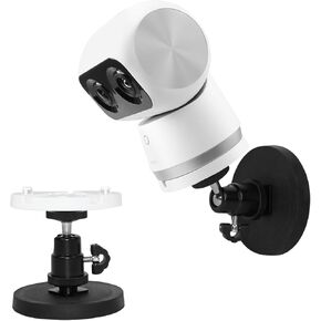 Camera Magnetic Mount Compatible with Eufy S350 Security Indoor Cam, Adjustable Camera Magnetic Bracket, Rubber Coated Base Holder, 1Pack