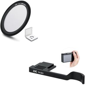 Thumb Grip + UV Filter for Ricoh GR III GR III HDF GR IIIx GR IIIx HDF