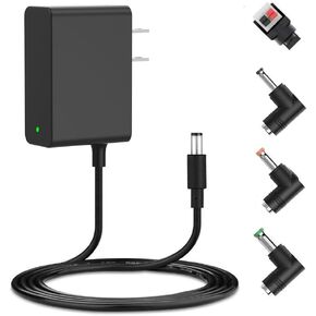 12V 2A AC DC Adapter Charger for LED Strip Light, CCTV Camera, Router, Universal Connector, 5.5x2.1, 5.5x2.5, 4.0x1.7, 3.5x1.35, 2000mA 1500mA 1000mA 500mA 12 Volt Power Suppy