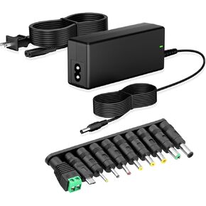 14V 2A 1.5A 1A AC ADAPTER مع 10 قابس DC قابل للتبديل ، 28W Switching DC POWER SUVENT 10 Multi Jacks Universal Adapter منظمة 14 فولت 2000MA 1500MA 1000MA 500MA شاحن سلك