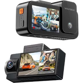 WOLFBOX X5 3 Channel 4K Dash Cam & i17 4K 3 Channel Dash Cam
