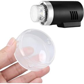 لـ Godox AD300 Pro Glass Lampshade Firmsoard Accessories ، غطاء حماية قبة خفيفة لـ Godox AD300Pro الإضاءة الوامضة