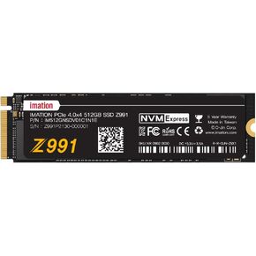 512GB NVMe M.2 PCIe Gen 4x4 2280 Internal Solid State Drive Z991, Up to 6,600MB/s, Compatible with Laptop and PC Desktops