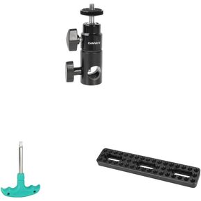 CAMVATE Light Stand Mount + Long Cheese Plate + Straight Screwdriver Assembly Tool