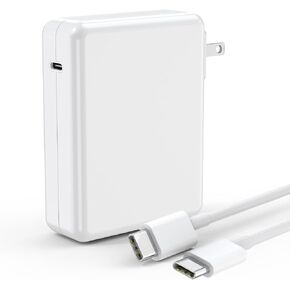 10ft MacBook Pro Charger - 118W USB C ، محول الشحن السريع المتوافق مع MacBook Pro & MacBook Air 13 ، 14 ، 15 ، 16 بوصة ، iPad Pro وجميع أجهزة USB C تشمل كابل الشحن