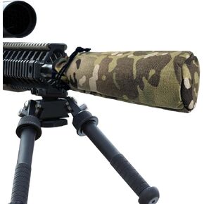Buraku Heat-Resistant Suppressor Sleeve Fireproof Cover Pouch with Drawstring Closure for Hot Suppressor Safe Transport and Storage