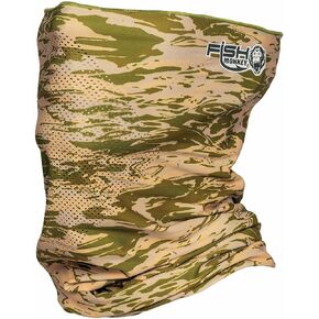 Fish Monkey Performance Face Guards Green Water Camo