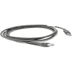 Zebra CBA-U21-S07ZBR - Serial Cable (Black, 2.1 m, USB, EAS, Male Connector/Male Connector, DS2208-SR)