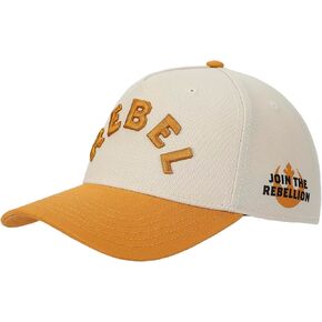BioWorld Star Wars Rebel Men Off-White & Orange A-Frame Snapback Hat